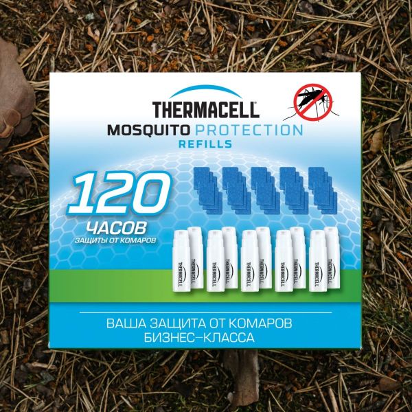 Набор запасной Thermacell (10 газовых картриджа + 30 пластин) 