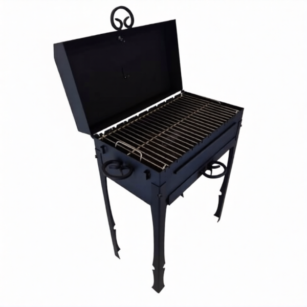Мангал с крышкой BBQ 700 мм с зольником 3 мм